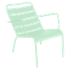 Fermob luxembourg loungestol - low armchair i opaline green